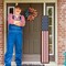 Patriotic 4th of July Porch Sign Outdoor Memorial Day Front Door Decorations Rustic Red White Blue Vertical Wooden Star Sign Independence Day USA Decor for Front Porch Wall Outside